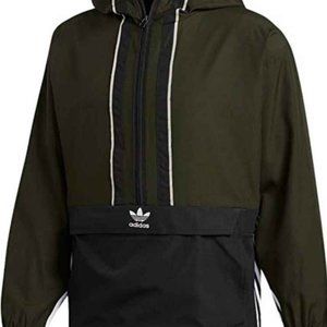 Adidas Authentic Anorak Windbreaker Green (L)